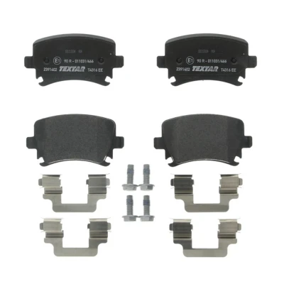 Imagen de TEXTAR 2391402 Juego de pastillas freno preparado para indicador desgaste con tornillos pinza accesorios VOLKSWAGEN: GOLF 5, 6