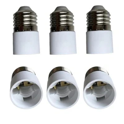 Imagen de DZYDZR 6 PCS Conversor de Adaptador Base Socket E27 a E14 Convertidor Adaptadores Bombilla, se Adapta las Bombillas LED 60W
