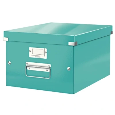Imagen de Leitz Caja de almacenamiento mediana A4, Turquesa, Click and Store, 60440051