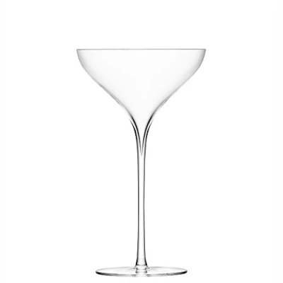 Imagen de LSA G245 09 301 Savoy Champagne Saucer, Transparente, 250ml, Paquete de 2, Cristal