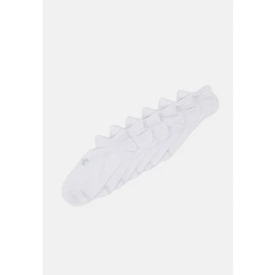 Imagen de Under Armour Essential Unisex 6 PACK Calcetines de deporte, Talla: 31.5 36.5, White/halo gray
