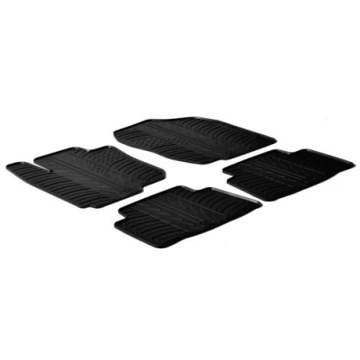 Imagen de Gledring 0263 Juego de alfombrillas suelo Caucho delante y detrás 4 negro 750mm 550mm TOYOTA: RAV4 III SUV