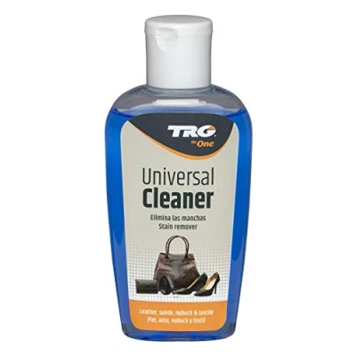 Imagen de TRG The One Limpiador líquido para Calzado de Piel, Ante, Nubuck y Textil Elimina las manchas en zapatos complementos Universal cleaner, 125ml