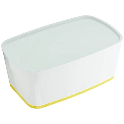 Imagen de Leitz MyBox WOW 52294016 Caja de almacenaje pequeña con tapa, color amarillo