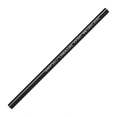 Imagen de Faber Castell 117411 Lápiz de carboncillo Pitt Monochrome sin grasa, mina H, negro, 1 pieza