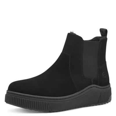 Imagen de Tamaris Comfort Chelsea Forrado para Mujer con Suela cálida y Tex, Botas de Moda, Negro, 36 EU