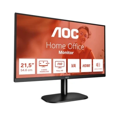 Imagen de AOC Monitor 22B2H 22&quot; Full HD, 75Hz, VA, Flickerfree, 1920x1080, 200cd/m, D SUB, HDMI