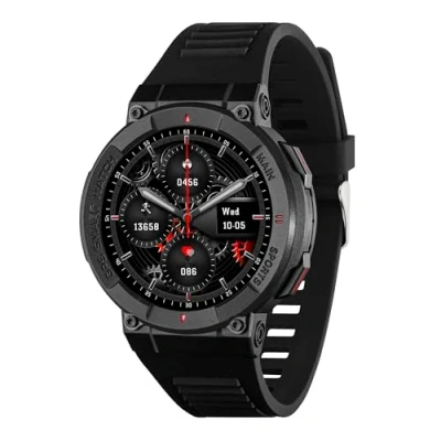 Imagen de Reflex Active Reloj inteligente serie 43 para hombres y mujeres con GPS integrado, más de 100 modos deportivos, frecuencia cardíaca, contador pasos, hacer recibir llamadas, impermeable IP68,
