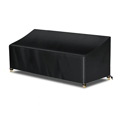 Imagen de AWNIC Funda Sofa Exterior Impermeable 3 Plazas de Muebles Jardín Resistente a los Rayos UV y al Desgarro Cubre Telo Oxford Sillon Terraza 220x85x61/71cm