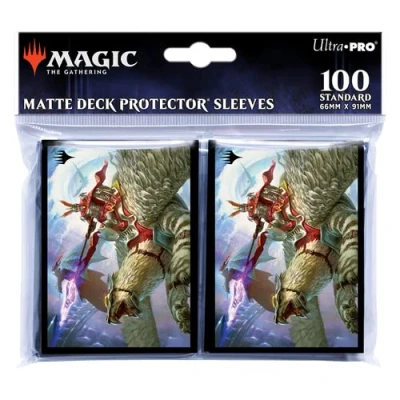 Imagen de Ultra PRO March of The Machine 100ct Deck Protector Sleeves ft. Jabari Zhalfir for Magic: Gathering, Protect &amp; Store Collectible Trading Cards Gaming Cards, Prevent Card Damage