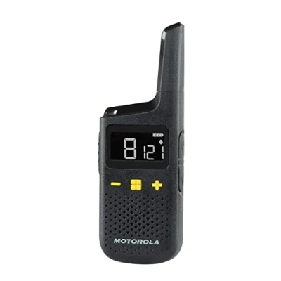 Imagen de Motorola XT185 Two Way Radio 16 Canales 446 MHz Negro Walkie Talkie (16 Canales, MHz, 8 Km, 24 h de batería)