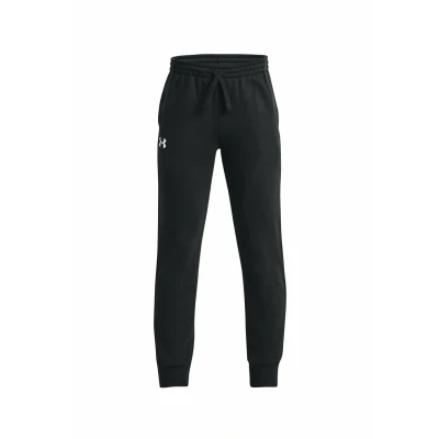 Imagen de Under Armour Fleece Bottoms UA Rival Joggers Pantalones deportivos para niños, Talla: 7a, Black (001)