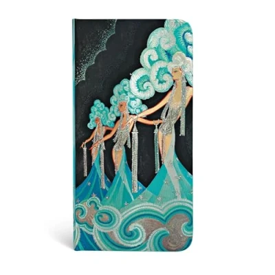 Imagen de Plume (Vintage Vogue) Slim Lined Hardcover Journal (Elastic Band Closure)