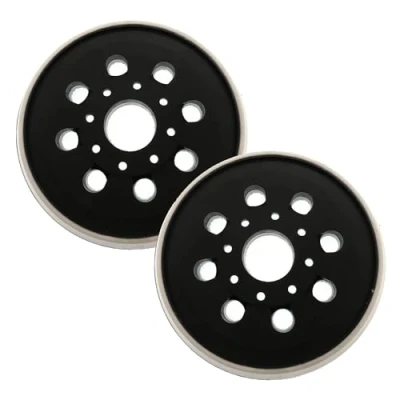 Imagen de 2 discos de lijado 125 mm con velcro para Bosch, placa abrasiva Bos ch PEX 220 A, GEX 1 AE, Skil 7402/7490