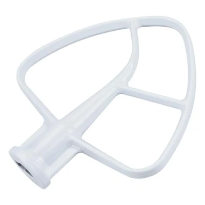 Imagen de Batidora Plana de Aluminio K45B para KitchenAid 4.5 5 Cuartos Tilt Head Batidoras Serie Artisan &amp; Classic MMOBIEL Accesorio Pala Batidor Repostería Sólo Lavar a Mano