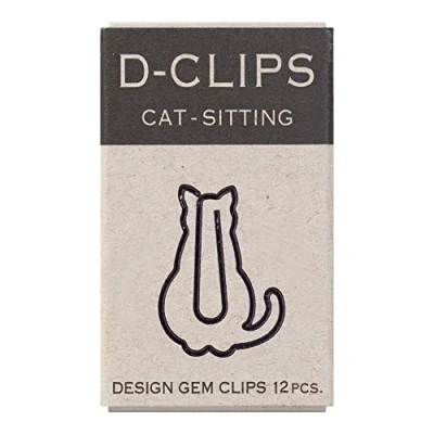 Imagen de Midori Minicaja «D Clips» con 12 clips de papel diseño animales (43354006)