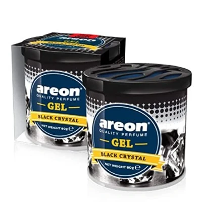 Imagen de AREON ambientador de gel CAN para coche, color negro