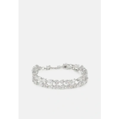 Imagen de Swarovski Pulsera Mesmera, Cristales Zirconia Blanco, Baño de Rodio