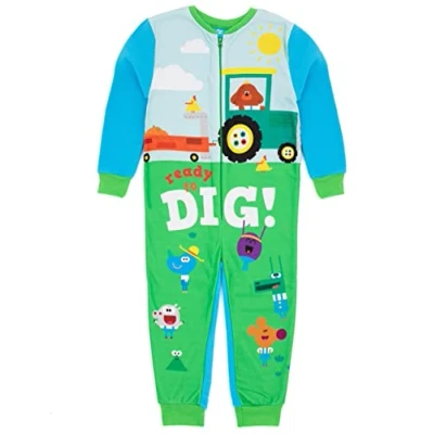 Imagen de Hey Duggee Onesie Azul de niños Ropa Estar por casa Forro Polar Todo en uno Pijama para PJs Dormir Mercancía Regalo Acogedor