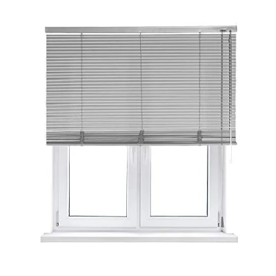 Imagen de VIEWTEX Persiana Veneciana de Aluminio 25mm Color 80x175 cm Cordón y Bastón para Ajuste Luz Instalación en Pared o Techo Fabricado España Garantía 5 Años