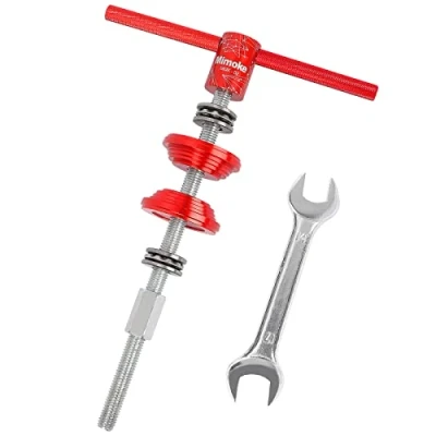 Imagen de Herramienta de presión para Bicicleta Arañas Serie dirección, Herramientas instalación Soportes Inferiores Platos BB73 BB86 BB30 BB91 BB92 PF30 (Rojo)