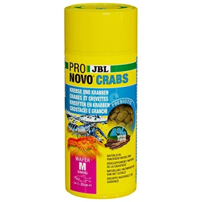 Imagen de JBL Pronovo Crabs Wafer Oblea para Alimentos cangrejos (tamaño M, 250 ml)