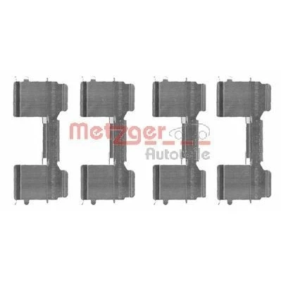 Imagen de METZGER 109 1726 Kit de accesorios, pastillas frenos FIAT: Ducato III Furgón, Camión plataforma / Chasis, PEUGEOT: Boxer Furgón