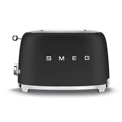 Imagen de SMEG Toaster 2 slice Matte Black TSF01BLMEU