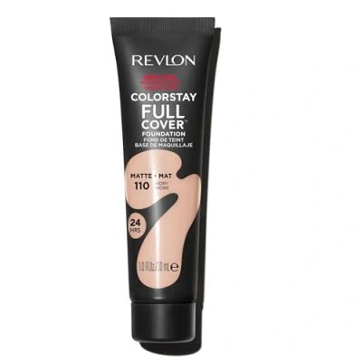 Imagen de Revlon ColorStay Base mate de larga duración, resistente al calor y sudor, maquillaje facial ligero, marfil (110), 30 ml