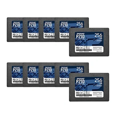 Imagen de Patriot P210 SSD SATA 3 de 256 GB, Disco Interno, 2,5 Pulgadas, Paquete 10, cantidad 10 P210S256G2510