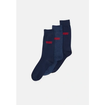 Imagen de Levi&#039;s Regular CUT Batwing LOGO Recycled 3 PACK Calcetines, Hombre, Talla: 39 42, Denim