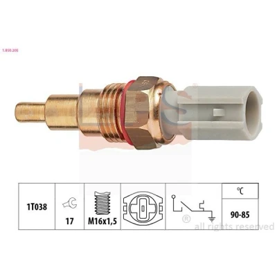Imagen de EPS 1.850.205 Interruptor de temperatura, ventilador del radiador M16x1,5 Made in Italy OE Equivalent MAZDA: MX 5 I