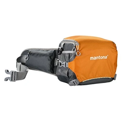 Imagen de Mantona Elementospro 20 Funda Para Cámara Dslr/csc, Naranja Y Gris