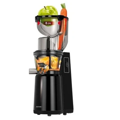 Imagen de MPM MSO 16 Licuadora prensado en frío para verduras y frutas, baja velocidad 60RPM, Slow Juicer, 2 tamaños de malla función inversa, 200W