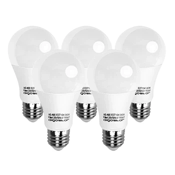 Imagen de Aigostar Bombilla LED E27 15W, Luz Blanca Fría 6400K, 1500 lúmenes, Ángulo 280, A60 no regulable Pack de 5