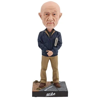 Imagen de Royal Bobbles Better Call Saul Mike Ehrmantraut Bobblehead, Figura Realista de poliresina Premium, número Serie único, Detalle Exquisito