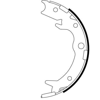 Imagen de TEXTAR 91062800 Zapatas de freno mano sin palanca HONDA: CR V 2