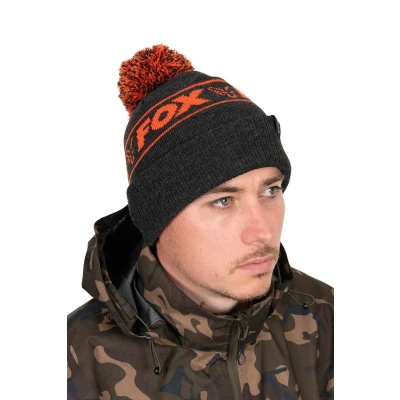 Imagen de Fox Collection Bobbles Gorro de Pesca Black/Orange beanie