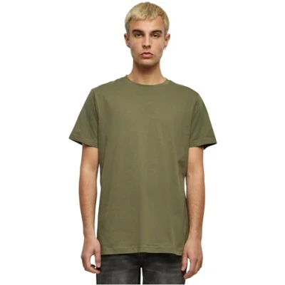 Imagen de Build Your Brand Basic Round Neck T Shirt Camiseta, Olive, S para Hombre