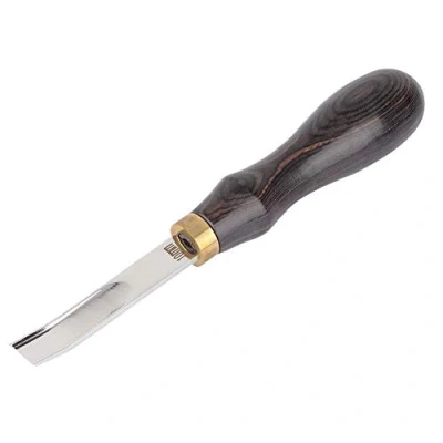 Imagen de Marhynchus Leathercraft Edge Beveler Pala ancha de piel, mango negro, herramienta artesanía (10 mm)