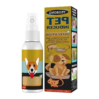 Imagen de MISUVRSE Inductor de Spray entrenamiento inodoro para perros Go Here Potty Pet Excretion Training Dog Trainer Pad Puppy orinal