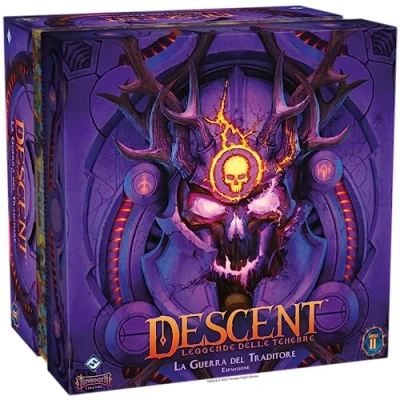 Imagen de Asmodee Descent, Leyendas de La Oscuridad: Guerra del Traidor Expansión Juego Mesa, 1 4 Jugadores, 14+ años, Edición en Italiano