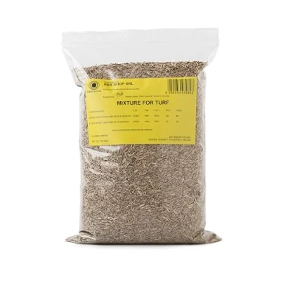 Imagen de R&amp;R SHOP Semillas para césped resistente, ryegrass, de crecimiento rápido y transitable, aptas todo tipo terrenos (20Kg 800mq)