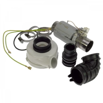 Imagen de Whirlpool Indesit 481010518499 elemento de flujo lavavajillas C00311128 calefactor + cuerpo bomba 220 230V al