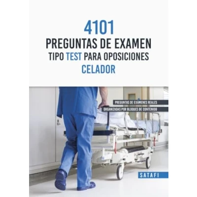 Imagen de 4101 preguntas de examen tipo test para oposiciones celador
