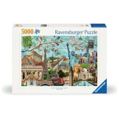 Imagen de Ravensburger Puzzle Ciudades, Rompecabezas para Adultos, Regalo Niños de 14+ Años, Juego Educativo y Estimulante, 5000 Piezas, 153x101cm