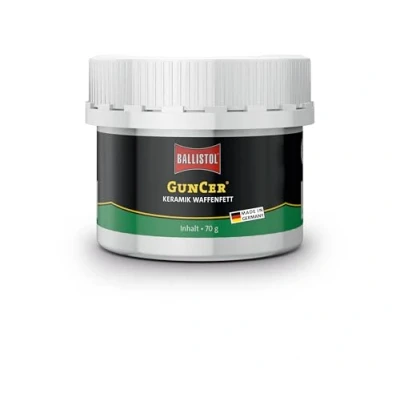 Imagen de BALLISTOL Grasa para armas de cerámica Guncer 23771, lata 70 g, resistente a la temperatura, lubricante, anticorrosión, incolora