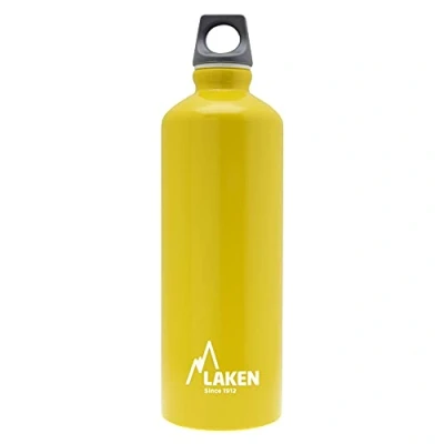 Imagen de LAKEN Botella de Agua Aluminio con Boca Estrecha Cantimplora Ligera y Reciclable Aislante para Niños Perfecta Gimnasio, Viaje Deporte 600ml, 750ml, 1l