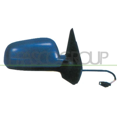 Imagen de Espejo retrovisor Prasco VG0347313 derecha imprimado eléctrico calefactable, ajustable desde interior, tintado en azul VOLKSWAGEN: Golf 4