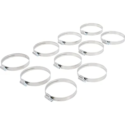 Imagen de BGS 8095 60x80 Abrazaderas de manguera inoxidable 60 x 80 mm 10 piezas